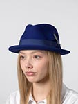 Шляпа BAILEY арт. 7001 TINO (фиолетовый / синий)